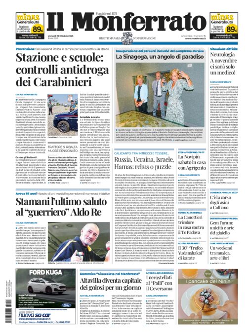 Il Monferrato - Edizione 76 del 13/10/2023